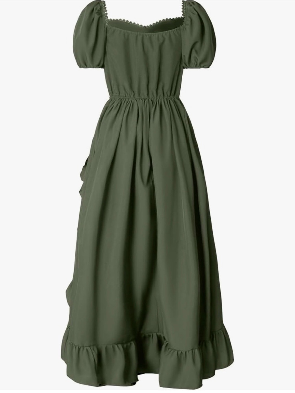 NEW ABaoWedding Women Renaissance Dress Cottagecore High Low Costume Dress Sz M - Picture 4 of 10